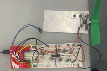 circuit of the anemomter